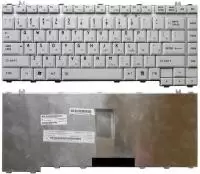 Клавиатура для ноутбука Toshiba Satellite A200, A205, A210, A215, M200, M205, белая