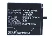 Аккумулятор (батарея) CS-MX500SL, BT51 для телефона Meizu MX5, 3.8В, 3050мАч, 11.59Wh