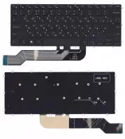 Клавиатура для ноутбука Dell Inspiron 13-5368, черная без рамки