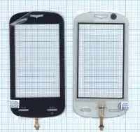 Сенсорное стекло (тачскрин) для Philips Xenium X800, черный