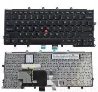 Клавиатура для ноутбука Lenovo ThinkPad X240, X240S, X240I, X250, X260 черная, с джойстиком, с подсветкой