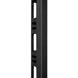 Cabeus SH-05C42-BK Вертикальный кабельный органайзер в шкаф 42U, металлический, цвет черный (RAL 9004)