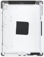 Задняя крышка для планшета Apple iPad 3 (A1430, A1403), серебристая