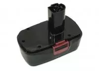 Аккумулятор для электроинструмента Craftsman C3 Diehard Drills 10126, 11541, 11543, 11570, 19.2В, 1500мАч, Ni-Cd