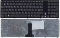 Клавиатура для ноутбука Asus K93, черная с рамкой