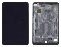 Модуль (матрица + тачскрин) для Acer Iconia Tab A1-841, A1-840, черный с рамкой