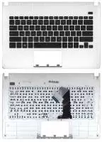 Клавиатура для ноутбука Asus X301A топ-панель, белая