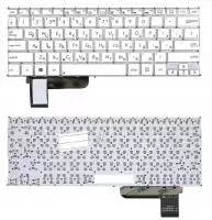 Клавиатура для ноутбука Asus S201, S201E, X201, X201E, белая