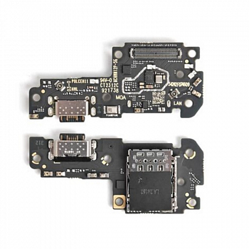 Разъем зарядки для телефона Xiaomi Redmi Note 12 Pro 5G (22101316C) и разъем сим с микрофоном