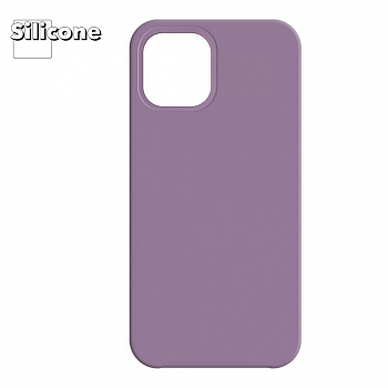 Силиконовый чехол для iPhone 12, 12 Pro "Silicone Case" (сливовый, блистер) 30