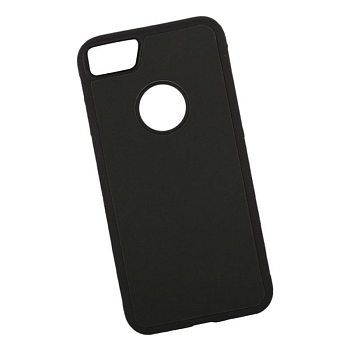 Защитная крышка "LP" для Apple iPhone 7, 8 "Термо-радуга" черная-зеленая (европакет)