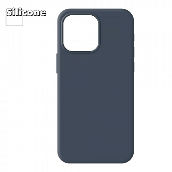 Силиконовый чехол для iPhone 14 Pro Max "Silicone Case" (Storm Blue)