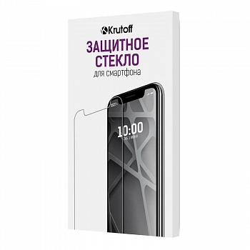 Защитное стекло Full Glue Premium Krutoff для Apple iPhone X, Apple iPhone XS, Apple iPhone 11 Pro, черный