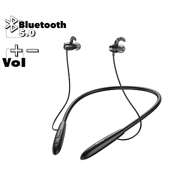 Bluetooth гарнитура HOCO ES61 Manner BT5.0, внутриканальная, громкость +/- (черный)