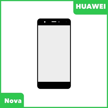 Стекло для переклейки дисплея Huawei Nova (CAN-L11), черный