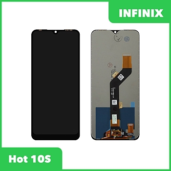 LCD дисплей для Infinix Hot 10S в сборе с тачскрином (черный)
