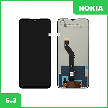 LCD дисплей для Nokia 5.3 (TA-1234) в сборе с тачскрином (черный)