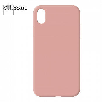 Силиконовый чехол для iPhone Xr "Silicone Case" (розовый, блистер) 12
