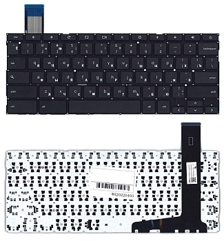 Клавиатура для ноутбука Asus ChromeBook C201, черная