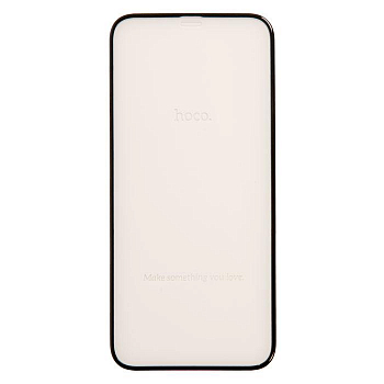 Защитное стекло Hoco nano 3D full screen для телефона Apple iPhone 12, 12 Pro (A12), черный