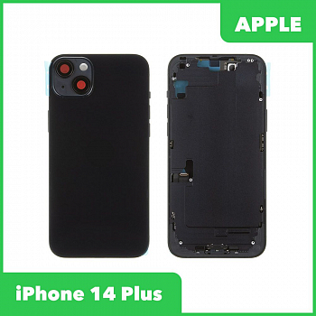 Корпус для Apple iPhone 14 Plus в сборе со шлейфами (черный) оригинал