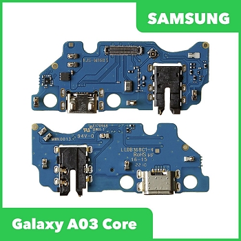 Разъем зарядки для телефона Samsung Galaxy A03 Core SM-A032, микрофон