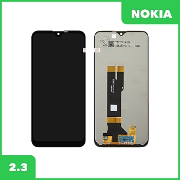 LCD дисплей для Nokia 2.3 (TA-1206) в сборе с тачскрином (черный)