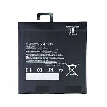 Аккумулятор (батарея) BN60 для планшета Xiaomi Mi Pad 4, 3.8В, 5800мАч