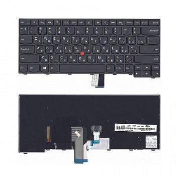 Клавиатура для ноутбука Lenovo ThinkPad E440, E431 черная, с джойстиком