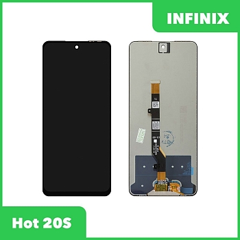 LCD дисплей для Infinix Hot 20S в сборе с тачскрином (черный)
