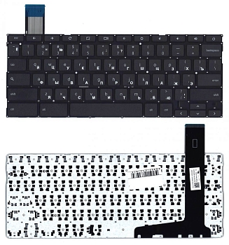Клавиатура для ноутбука Asus ChromeBook C300, черная