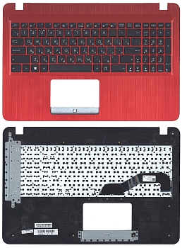 Клавиатура для ноутбука Asus X540SC топкейс W/ODD красный