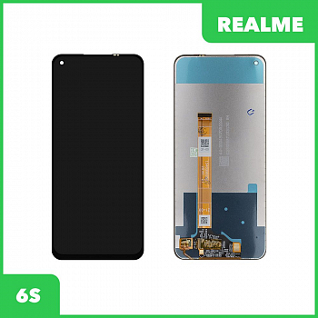 LCD дисплей для Realme 6S, 6, 7, Narzo 30 4G, 20 Pro с тачскрином (черный)