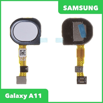 Шлейф для Samsung Galaxy A11 SM-A115 сканер отпечатка пальцев (белый)