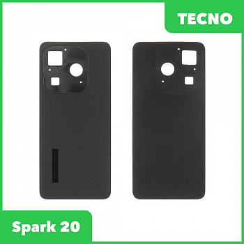 Задняя крышка для Tecno Spark 20 (черный)