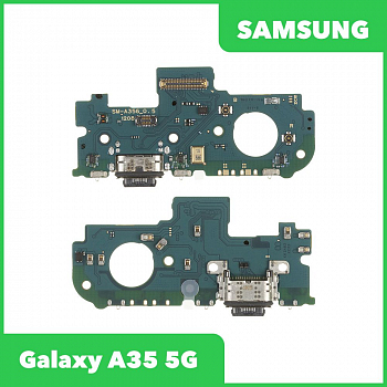 Системный разъем (разъем зарядки) для Samsung Galaxy A35 5G SM-A356, микрофон