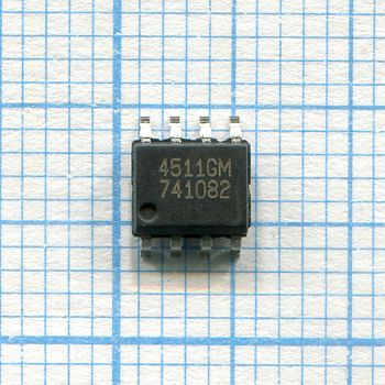 Транзистор AP4511GM с разбора