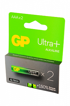 Батарейка GP Ultra Plus GP24AUPA21-2CRSB2 G-TECH LR03 BL2