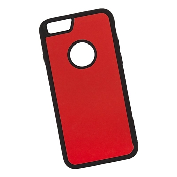 Защитная крышка "LP" для Apple iPhone 6, 6S "Термо-радуга" оранжевая-желтая (европакет)