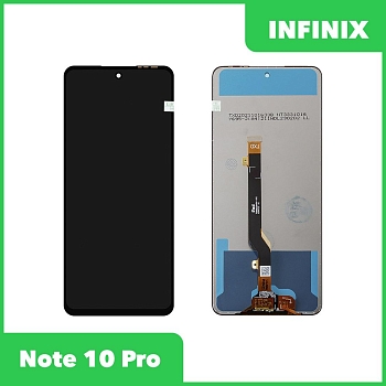 LCD дисплей для Infinix Note 10 Pro в сборе с тачскрином (черный)