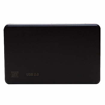 Бокс для жесткого диска 2.5" пластиковый USB 2.0 DM-2508 черный