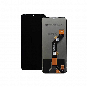 Дисплей (экран в сборе) для телефона Tecno Spark 8C (KG5n) черный