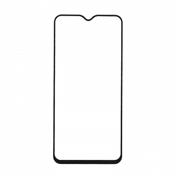 Защитное стекло "LP" для Samsung Galaxy M20 Thin Frame Full Glue с рамкой 0,33 мм 2,5D 9H (черное)