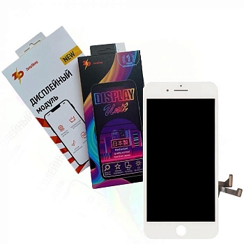 дисплей в сборе с тачскрином ZeepDeep PREMIUM для iPhone 8 plus, белый + прокладка-абсорбер