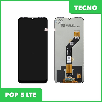 LCD дисплей для Tecno POP 5 LTE в сборе с тачскрином (черный)