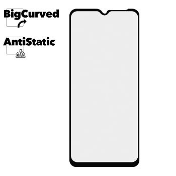 Защитное стекло для телефона Samsung Galaxy A14 Super max Anti-static big curved glass