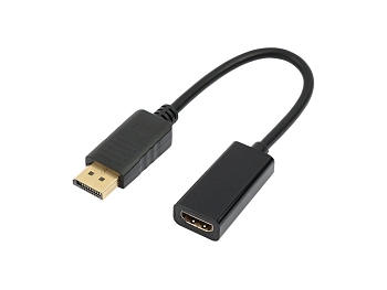 Адаптер AD30 DISPLAYPORT (M) - HDMI (F), черный (Vixion)