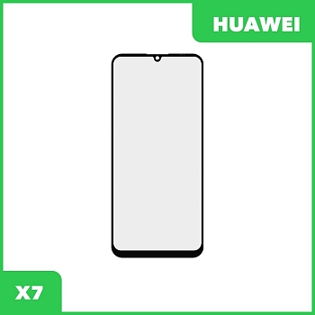 Стекло + OCA плёнка для переклейки Huawei X7 (черный)