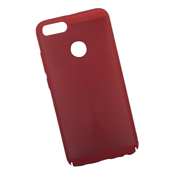 Защитная крышка для Xiaomi Mi A1, 5X "LP" Сетка Soft Touch, красная (европакет)