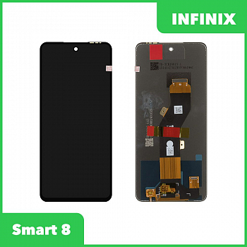 LCD дисплей для Infinix Smart 8 с тачскрином (черный) 100% оригинал